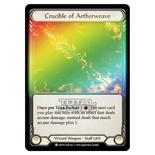 Flesh & Blood - Crucible of War - Crucible of Aetherweave (Common) - CRU159 (Rainbow Foil)