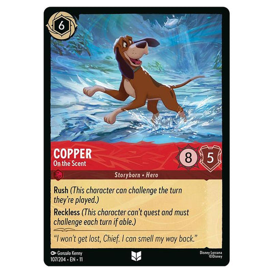 Lorcana - Winterspell - Copper - On the Scent (Uncommon) - 107/204