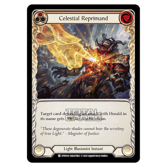 Flesh & Blood - Dusk Till Dawn - Celestial Reprimand (Red) - DTD038