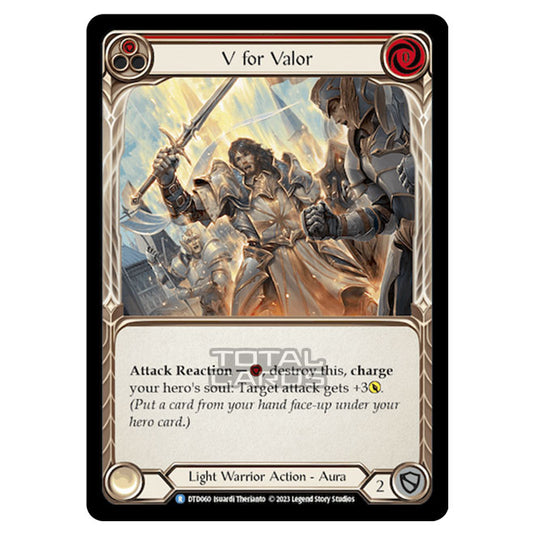 Flesh & Blood - Dusk Till Dawn - V for Valor (Red) - DTD060