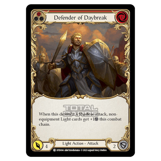 Flesh & Blood - Dusk Till Dawn - Defender of Daybreak (Red) - DTD094