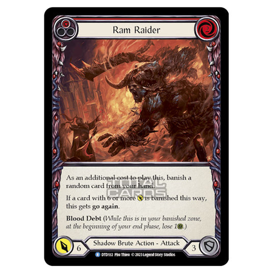 Flesh & Blood - Dusk Till Dawn - Ram Raider (Red) - DTD112