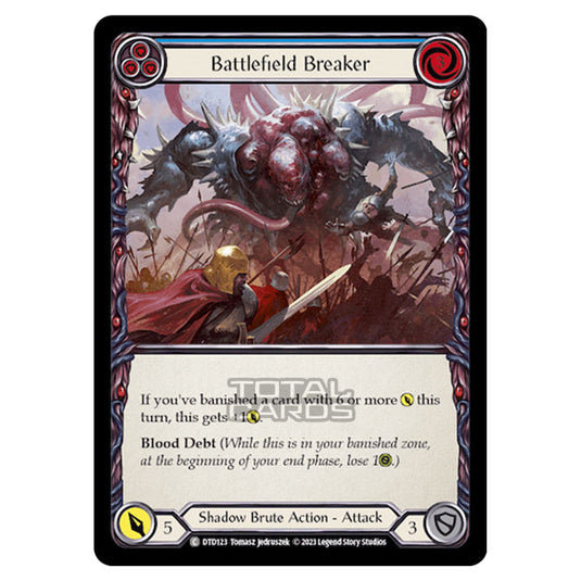 Flesh & Blood - Dusk Till Dawn - Battlefield Breaker (Blue) - DTD123