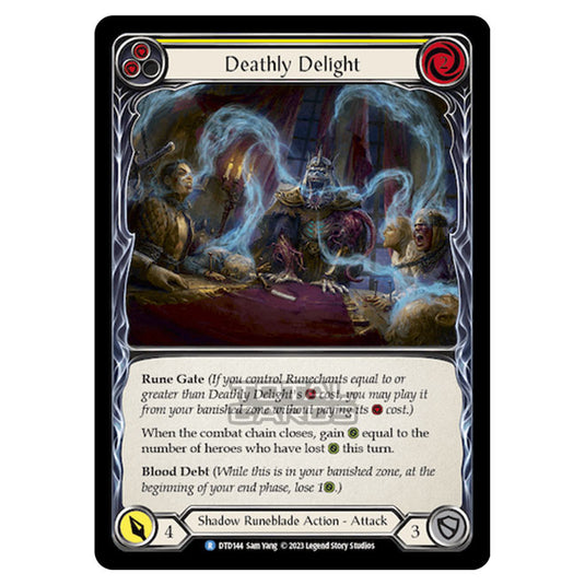 Flesh & Blood - Dusk Till Dawn - Deathly Delight (Yellow) - DTD144