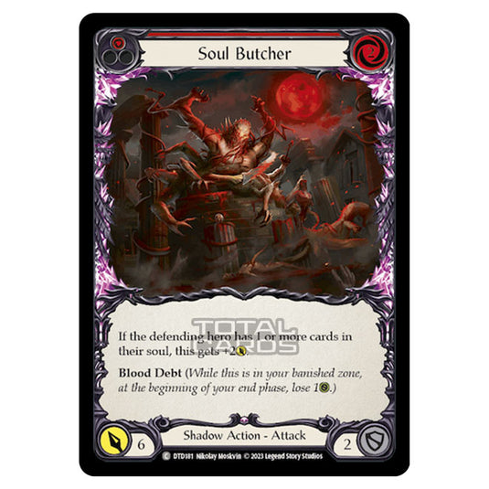 Flesh & Blood - Dusk Till Dawn - Soul Butcher (Red) - DTD181