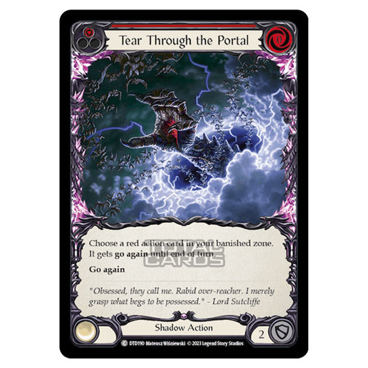 Flesh & Blood - Dusk Till Dawn - Tear Through the Portal (Red) - DTD190