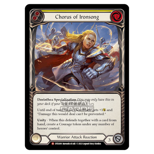 Flesh & Blood - Dusk Till Dawn - Chorus of Ironsong - DTD208