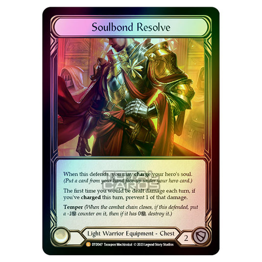 Flesh & Blood - Dusk Till Dawn - Soulbond Resolve (Rainbow Foil) - DTD047