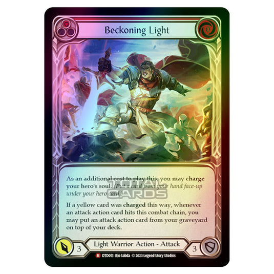 Flesh & Blood - Dusk Till Dawn - Beckoning Light (Rainbow Foil) - DTD051