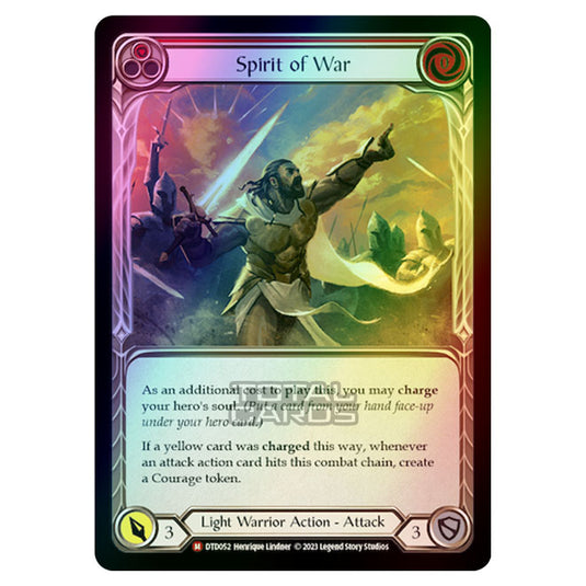 Flesh & Blood - Dusk Till Dawn - Spirit of War (Rainbow Foil) - DTD052