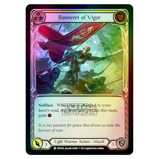 Flesh & Blood - Dusk Till Dawn - Banneret of Vigor (Rainbow Foil) - DTD056