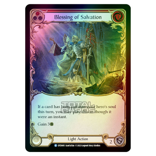 Flesh & Blood - Dusk Till Dawn - Blessing of Salvation (Red) (Rainbow Foil) - DTD085