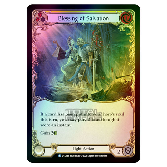 Flesh & Blood - Dusk Till Dawn - Blessing of Salvation (Yellow) (Rainbow Foil) - DTD086