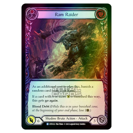 Flesh & Blood - Dusk Till Dawn - Ram Raider (Red) (Rainbow Foil) - DTD112