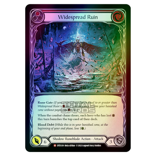 Flesh & Blood - Dusk Till Dawn - Widespread Ruin (Rainbow Foil) - DTD139