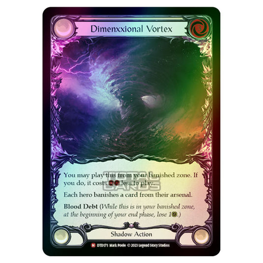 Flesh & Blood - Dusk Till Dawn - Dimenxxional Vortex (Rainbow Foil) - DTD171