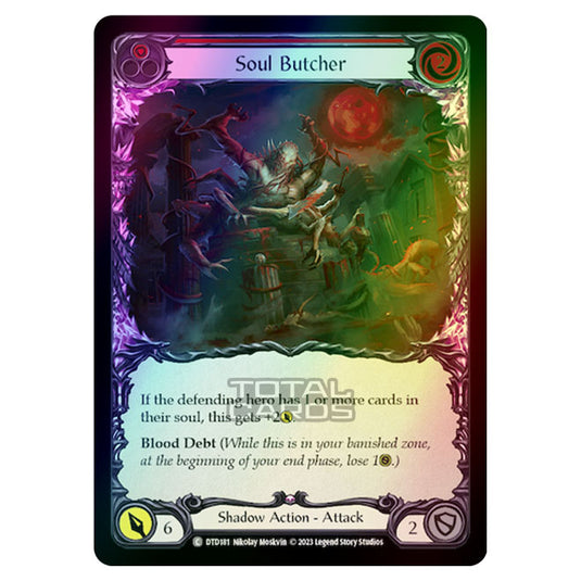 Flesh & Blood - Dusk Till Dawn - Soul Butcher (Red) (Rainbow Foil) - DTD181