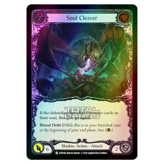 Flesh & Blood - Dusk Till Dawn - Soul Cleaver (Red) (Rainbow Foil) - DTD184