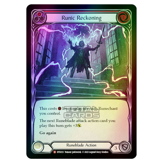 Flesh & Blood - Dusk Till Dawn - Runic Reckoning (Rainbow Foil) - DTD213