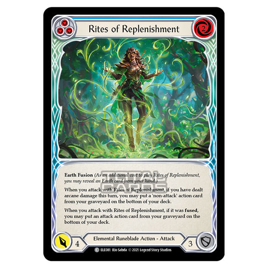 Flesh & Blood - Tales of Aria - RITES OF REPLENISHMENT (Common) ELE081