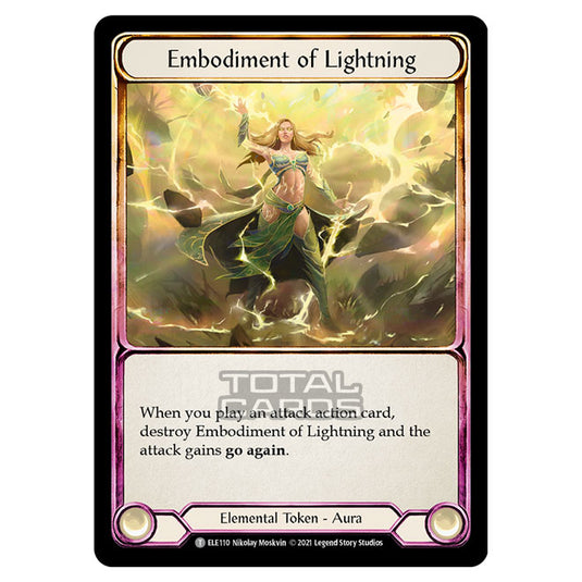 Flesh & Blood - Tales of Aria - EMBODIMENT OF LIGHTNING (Token) ELE110 Flesh & Blood - Tales of Aria - EMBODIMENT OF LIGHTNING (Token) ELE110