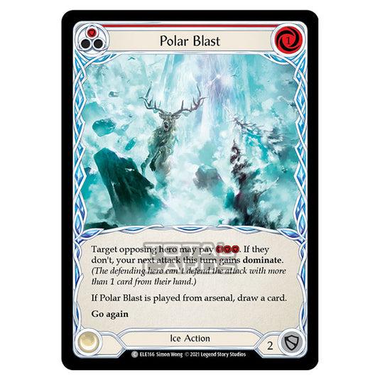 Flesh & Blood - Tales of Aria - POLAR BLAST (Common) ELE166