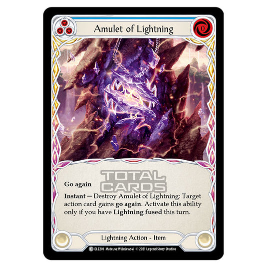 Flesh & Blood - Tales of Aria - AMULET OF LIGHTNING (Common) ELE201