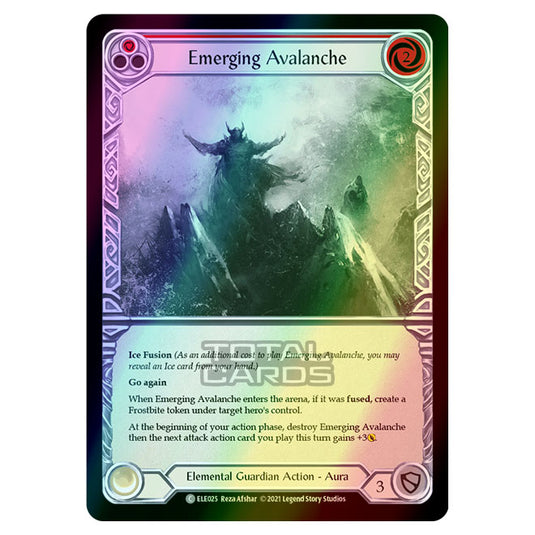 Flesh & Blood - Tales of Aria - Emerging Avalanche (Common) ELE025 (Rainbow Foil)