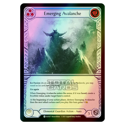 Flesh & Blood - Tales of Aria - Emerging Avalanche (Common) ELE027 (Rainbow Foil)