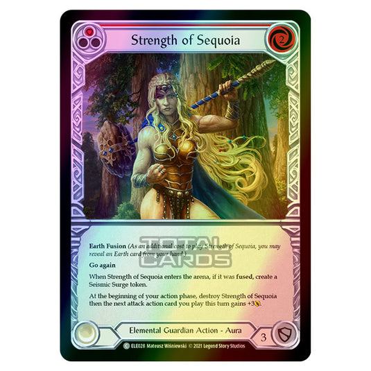 Flesh & Blood - Tales of Aria - Strength of Sequoia (Common) ELE028 (Rainbow Foil)