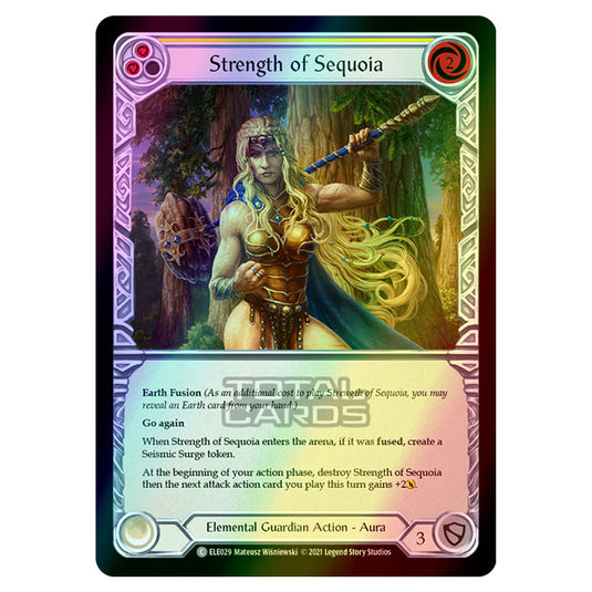 Flesh & Blood - Tales of Aria - Strength of Sequoia (Common) ELE029 (Rainbow Foil)