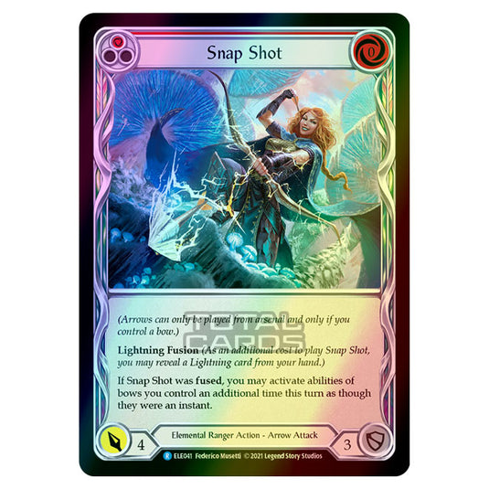 Flesh & Blood - Tales of Aria - SNAP SHOT (Rare) ELE041 (Rainbow Foil)