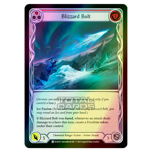 Flesh & Blood - Tales of Aria - BLIZZARD BOLT (Common) ELE044 (Rainbow Foil)