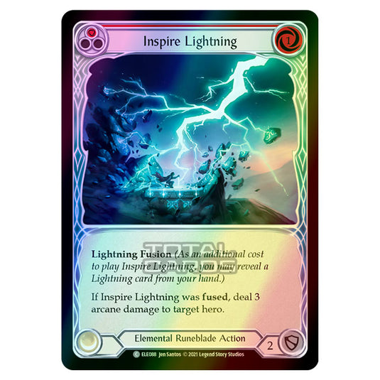 Flesh & Blood - Tales of Aria - INSPIRE LIGHTNING (Common) ELE088 (Rainbow Foil)