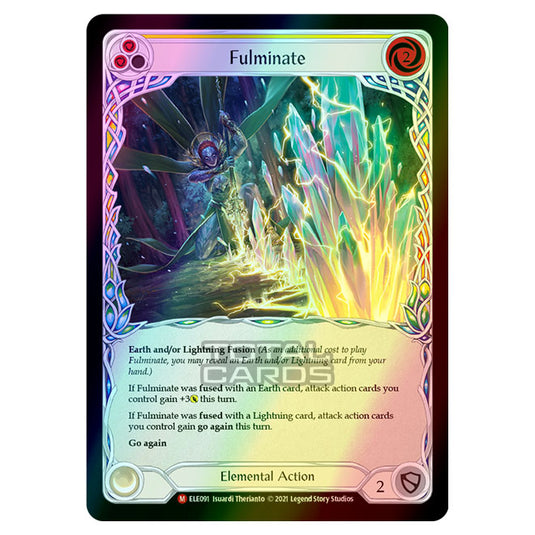 Flesh & Blood - Tales of Aria - FULMINATE (Majestic) ELE091 (Rainbow Foil)