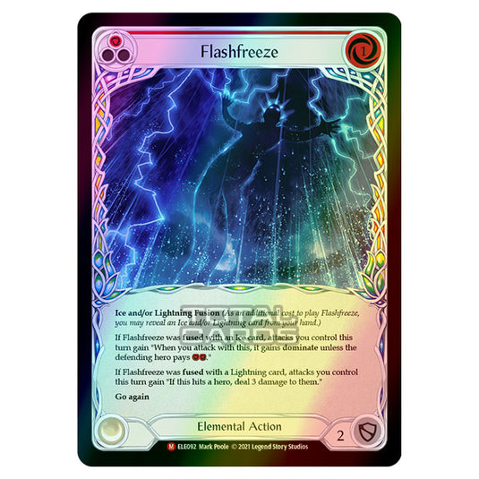 Flesh & Blood - Tales of Aria - FLASHFREEZE (Majestic) ELE092 (Rainbow Foil)