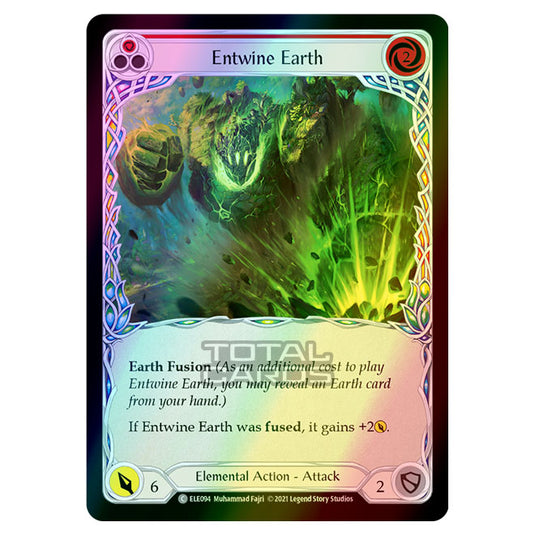 Flesh & Blood - Tales of Aria - ENTWINE EARTH (Common) ELE094 (Rainbow Foil)