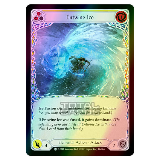 Flesh & Blood - Tales of Aria - ENTWINE ICE (Common) ELE098 (Rainbow Foil)