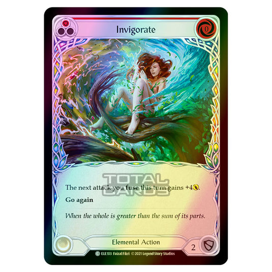 Flesh & Blood - Tales of Aria - INVIGORATE (Common) ELE103 (Rainbow Foil)