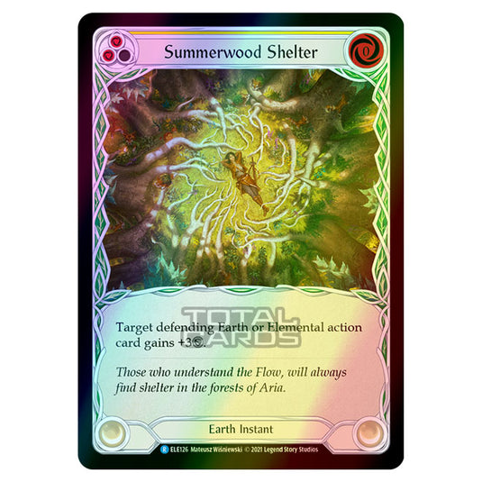 Flesh & Blood - Tales of Aria - SUMMERWOOD SHELTER (Rare) ELE126 (Rainbow Foil)