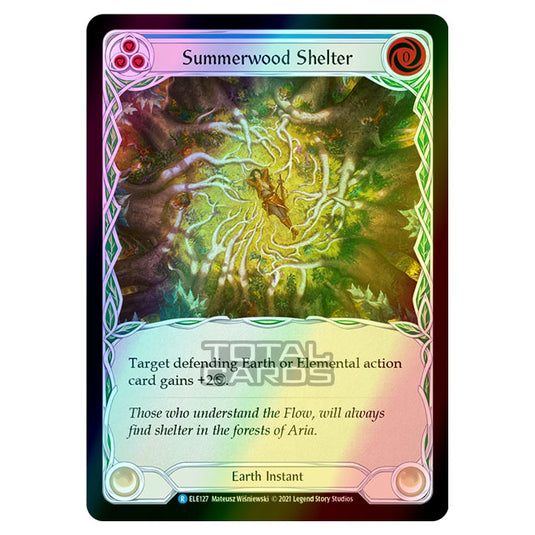 Flesh & Blood - Tales of Aria - SUMMERWOOD SHELTER (Rare) ELE127 (Rainbow Foil)