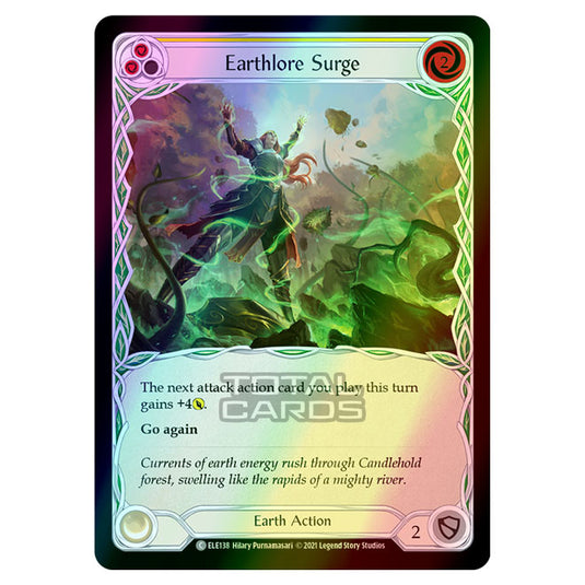 Flesh & Blood - Tales of Aria - EARTHLORE SURGE (Common) ELE138 (Rainbow Foil)