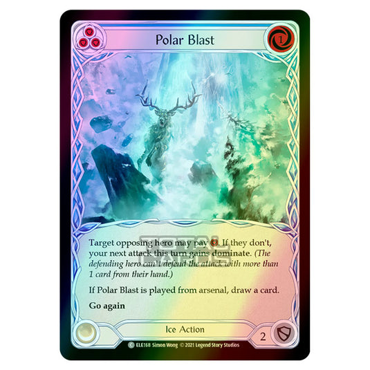 Flesh & Blood - Tales of Aria - POLAR BLAST (Common) ELE168 (Rainbow Foil)