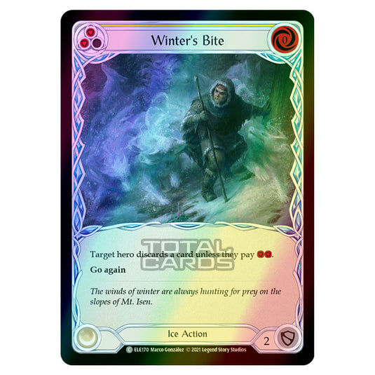 Flesh & Blood - Tales of Aria - WINTER'S BITE (Common) ELE170 (Rainbow Foil)