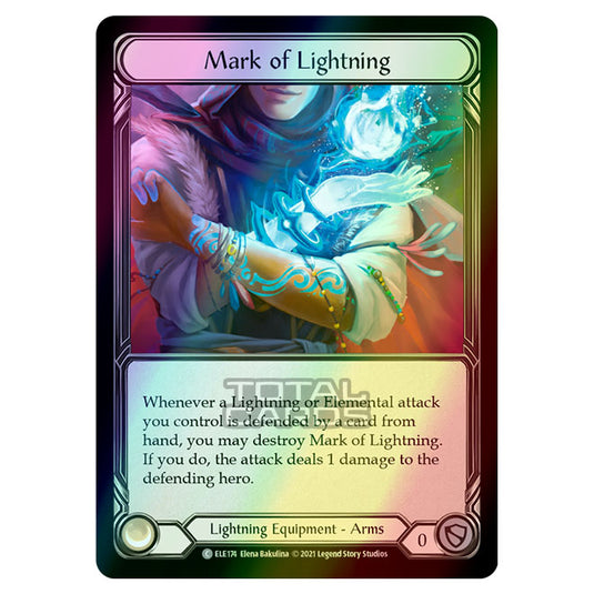 Flesh & Blood - Tales of Aria - MARK OF LIGHTNING (Common) ELE174 (Cold Foil)