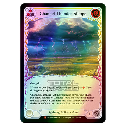Flesh & Blood - Tales of Aria - CHANNEL THUNDER STEPPE (Majestic) ELE175 (Rainbow Foil)