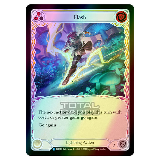 Flesh & Blood - Tales of Aria - FLASH (Rare) ELE178 (Rainbow Foil)