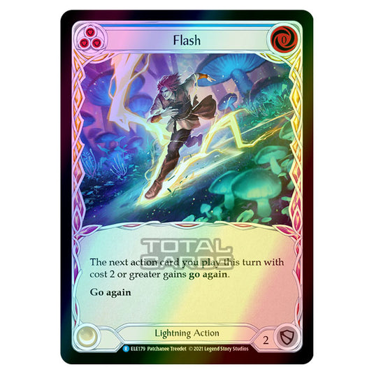 Flesh & Blood - Tales of Aria - FLASH (Rare) ELE179 (Rainbow Foil)