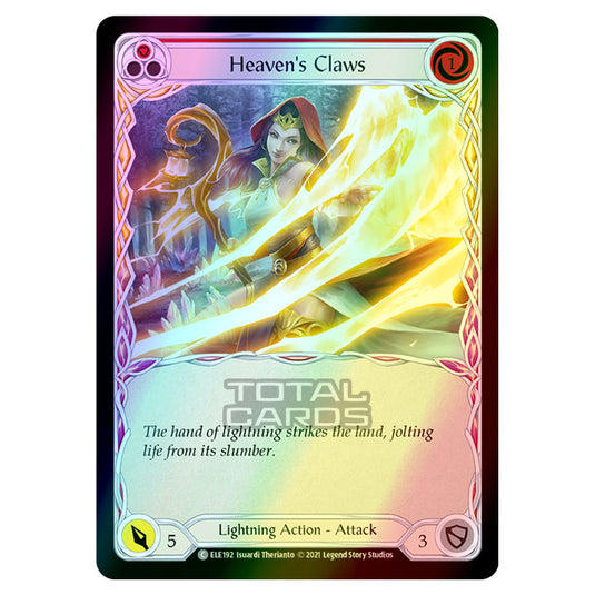 Flesh & Blood - Tales of Aria - HEAVEN'S CLAWS (Common) ELE192 (Rainbow Foil)