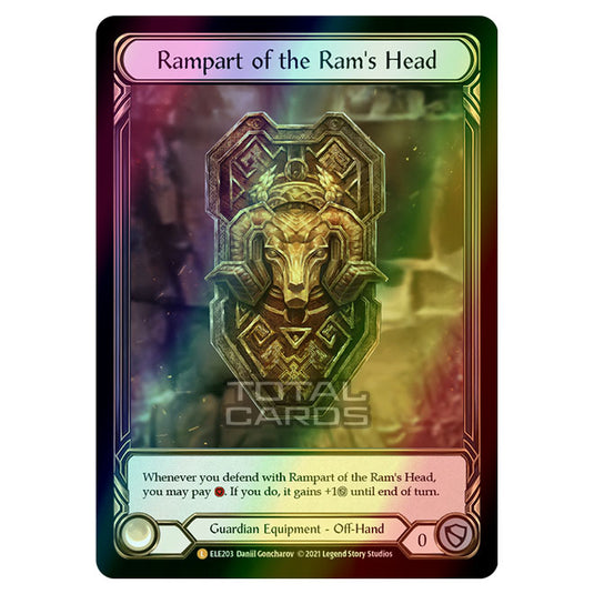 Flesh & Blood - Tales of Aria - Rampart of the Ram's Head (Legendary) ELE203 (Cold Foil)